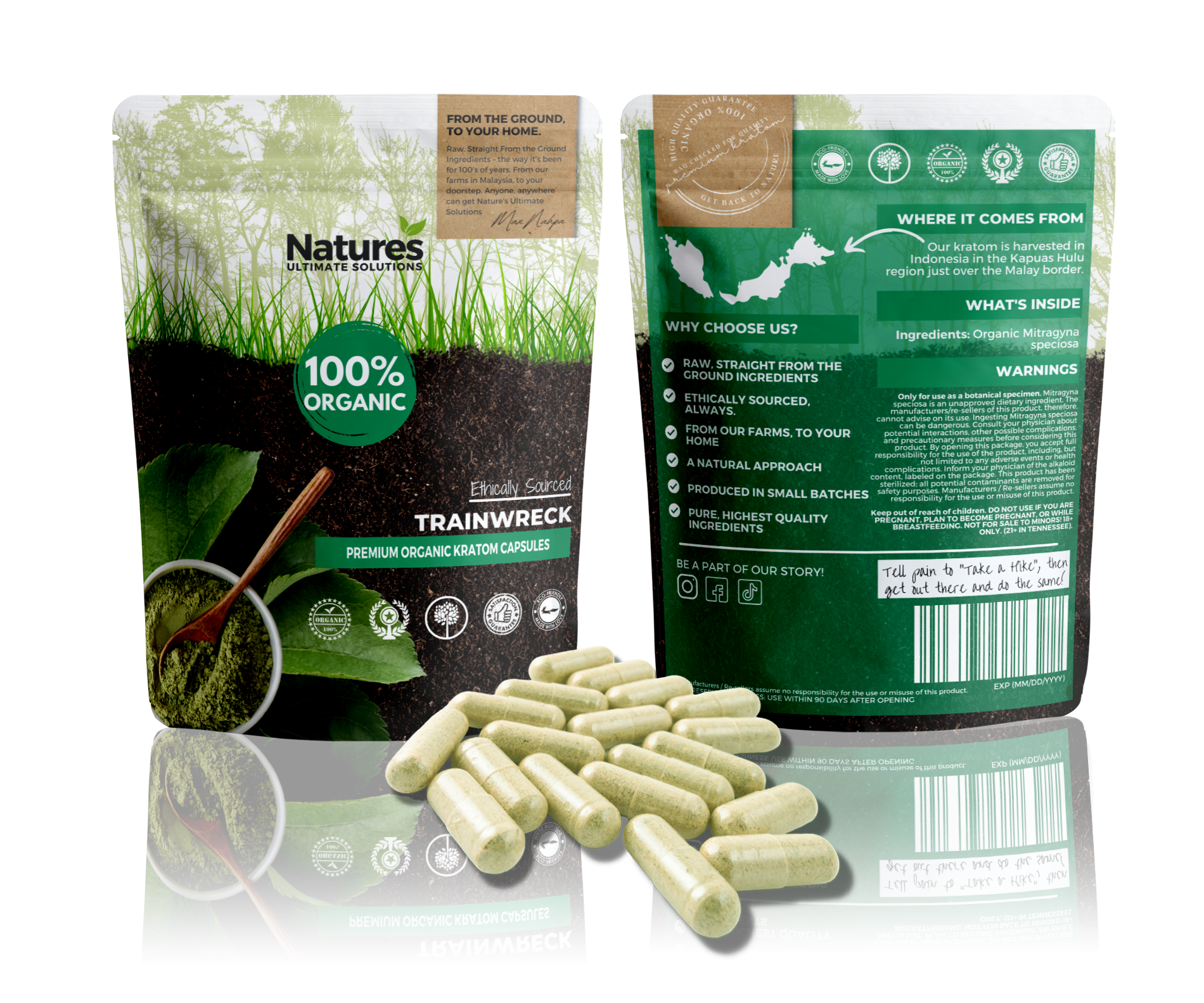 Trainwreck Kratom Capsule